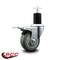 Service Caster 3.5'' Gray Poly Swivel 1-3/4'' Expanding Stem Caster Total Lock Brake SCC-EXTTL20S3514-PPUB-134 - alternate 4